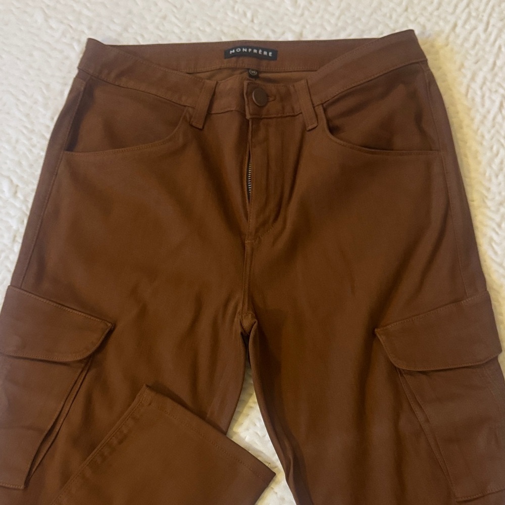 Monfrere Men's Brown Cargo Pants